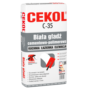 Gładź cementowo-polimerowa Cekol C 35 - 25kg