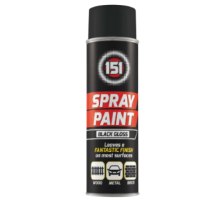Farba w Sprayu - Czarna Połysk 250 ml 